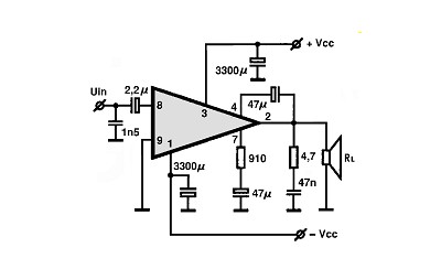 STK025 electronics circuit