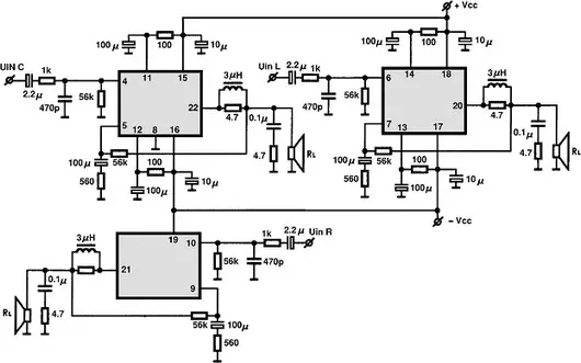 STK400-650 electronic component with associated schematic circuit diagram