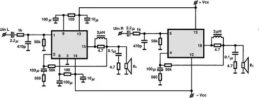 STK401-010 electronic component with associated schematic circuit diagram