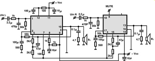 STK4141II electronics circuit