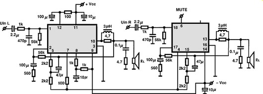 STK4141V electronics circuit