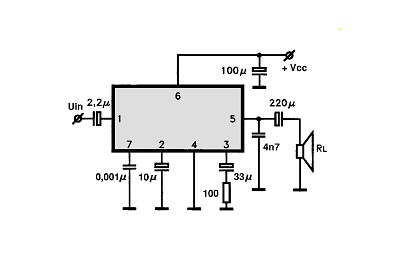 TA7066P electronics circuit