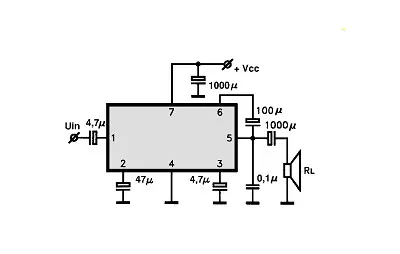 TA7252P,AP electronic component with associated schematic circuit diagram