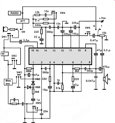 TA7628P Audio IC parameters, equivalents, app notes and cross reference ...