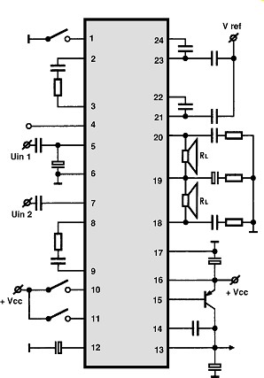 TA8157FN electronics circuit