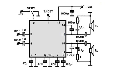 TA8238K electronics circuit