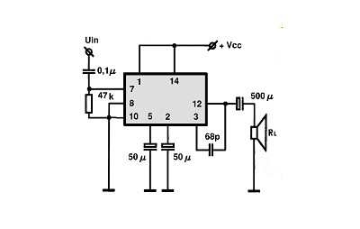 TBA790X electronics circuit