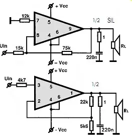 TCA2465

 electronic component with associated schematic circuit diagram