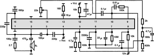 TDA1012 electronics circuit