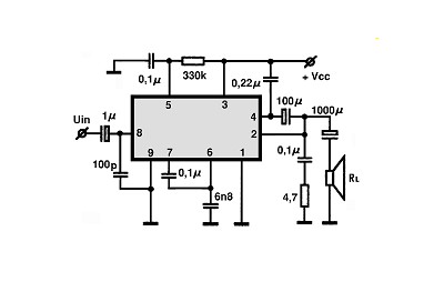 TDA1015 electronics circuit