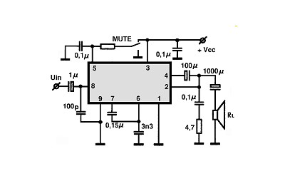 TDA1020 electronics circuit