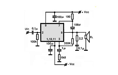 TDA1102 electronics circuit