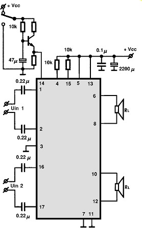 TDA8566Q electronics circuit