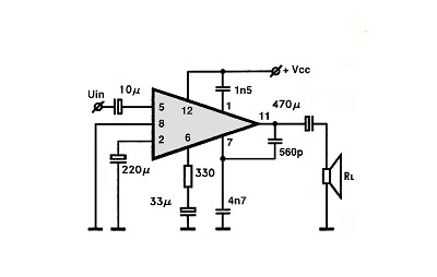 UL1401P electronics circuit
