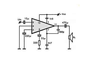 UL1403P electronics circuit