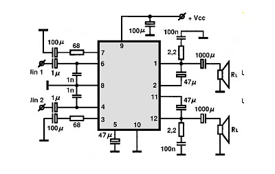 UPC1177H electronics circuit