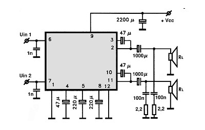 UPC1185H-H2 electronics circuit
