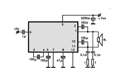 UPC1230H-H2 electronics circuit