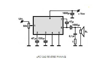 UPC1241H electronics circuit