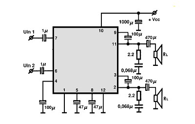 UPC1277H electronics circuit