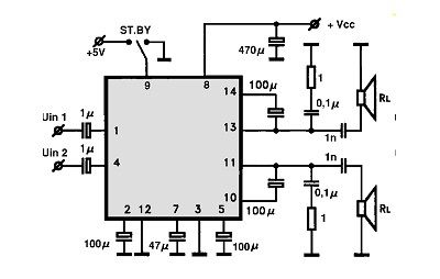 UPC1310V electronics circuit